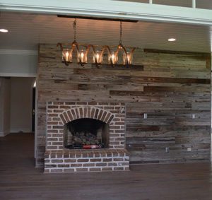 custom woodwork wall